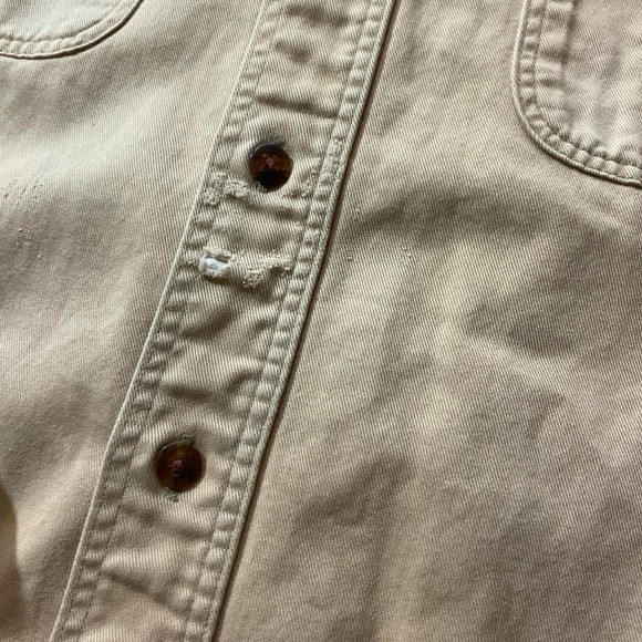 Vintage Tan Greatland Apparel Button Up - Picture 3 of 4